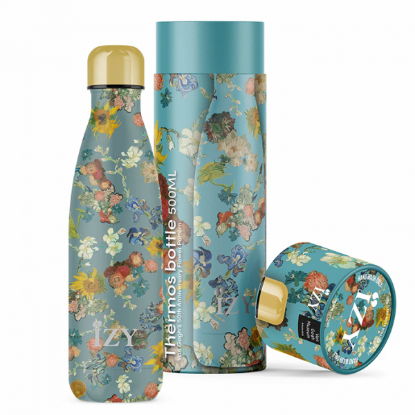 IZY Bottle, Art Collection, Thermo Bottle, Van Gogh - 50 years museum, 500 ml, incl. giftbox, item no. IZY13003