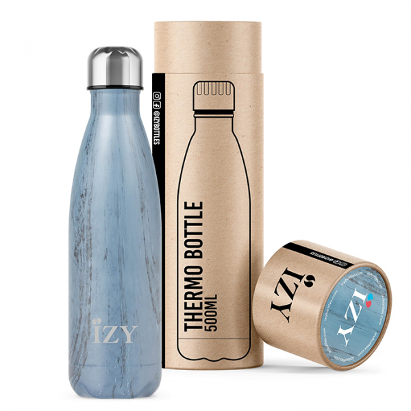 IZY Bottle, Orignal Collection, Thermoskanne, Design Blue, 500 ml, inkl. Geschenkbox, Art.-Nr. IZY4002