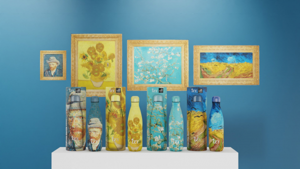 IZY Bottle, Art Collection, Thermoskanne,Van Gogh - Self-Portrait, 500 ml, inkl. Geschenkbox, Art.-Nr. IZY6003
