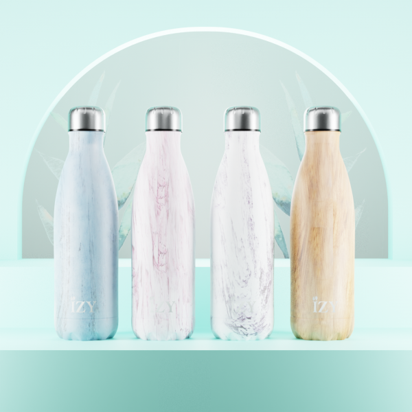 IZY Bottle, Orignal Collection, Thermoskanne, Design Blue, 500 ml, inkl. Geschenkbox, Art.-Nr. IZY4002