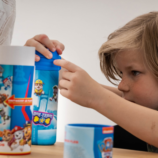 IZY Kinderflasche, Thermoskanne, Paw Patrol, Refresh - Blue, 350 ml, inkl. Geschenkbox, Art.-Nr. IZY8002