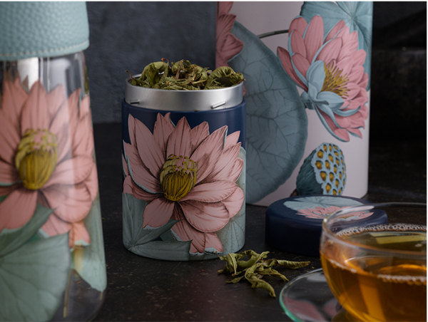 Eigenart, Dose, Padma, Blau/Rosa, 2er Set