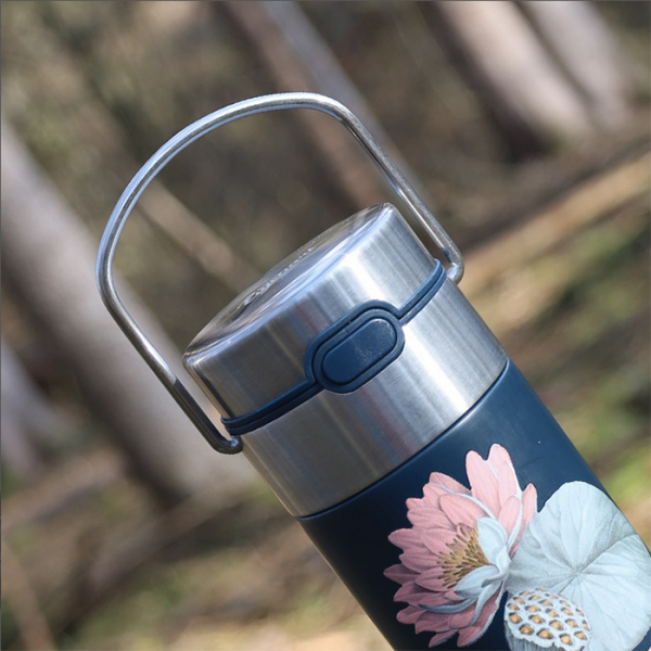 Eigenart, Leeza, Thermo Bottle, Padma, Blue, incl. strainer, Art. Nr.: BZ11010