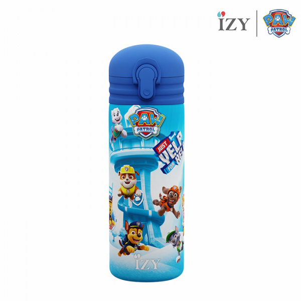 IZY Kinderflasche, Thermoskanne, Paw Patrol, Refresh - Blue, 350 ml, inkl. Geschenkbox, Art.-Nr. IZY8002
