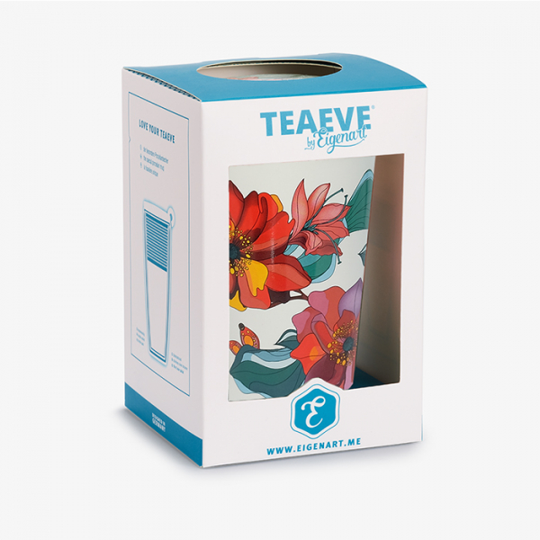 Eigenart, Teebecher, Teaeve, Poppy, Rot, 350 ml, Art.Nr.: TV80055