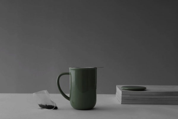 VIVA Minima Balance Teetasse, Edelstahlfilter, stone green,  0,50L, Art.-Nr. V77546