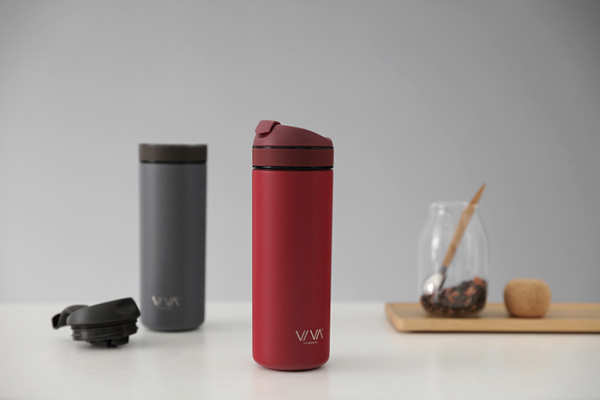VIVA Recharge Pro, Thermo Trinkflasche, 0,46L, Raspberry, Art.Nr.: V82053
