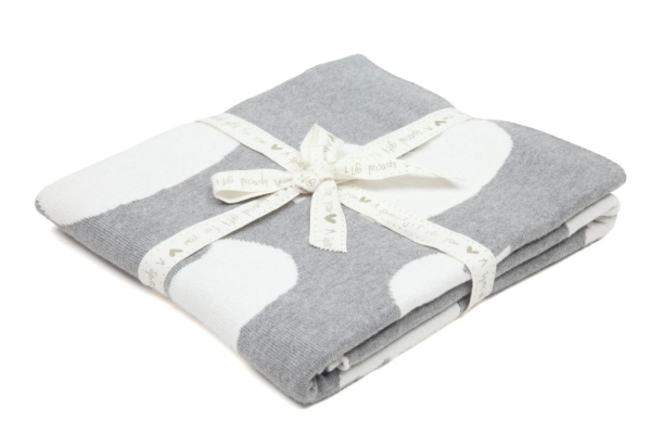 Casalanas Kinderdecke, 100% Baumwolle, 100 x 80 cm, Enten Motiv, verschiedene Farben