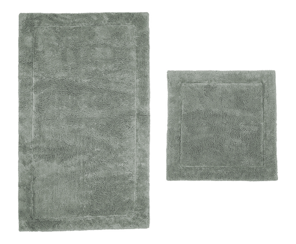 Casalanas - Santorin, double-sided, solid bathmat, silver-grey, different sizes