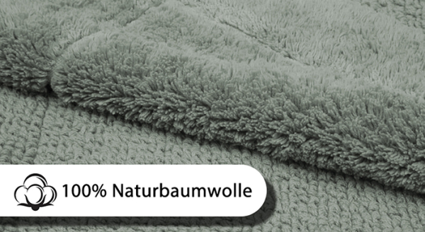 Casalanas - Santorin, double-sided, solid bathmat, silver-grey, different sizes