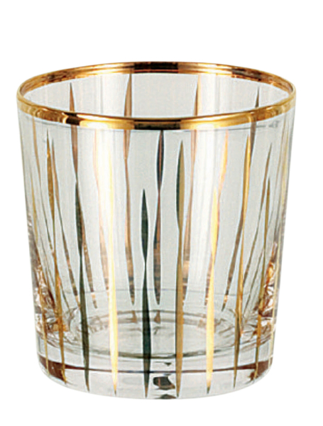 Hoff Interieur, Glassy Gold, Christmas glass set 6 pieces, Gold, item no. 1666