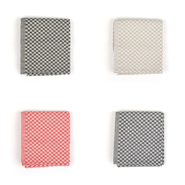 Bunzlau Castle, Tea Towel, Small Check, 65x65 cm