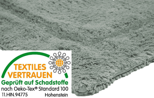 Casalanas - Santorin, double-sided, solid bathmat, silver-grey, different sizes