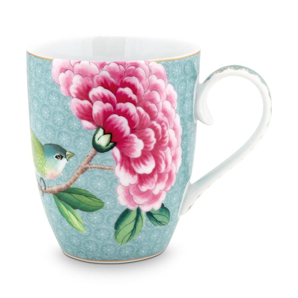Pip Studio, Mug, Blushing Birds Blue , 350 ml, Art.-Nr. 51.002.192