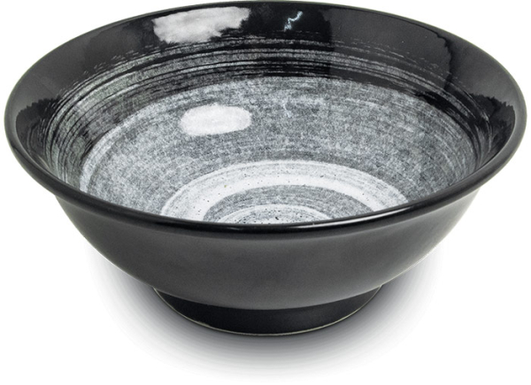 Edo Japan, Ramen Bowl, Kuro, Dark grey, Ø 22 cm, Item No. 6040110