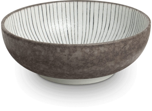 Edo Japan, Bowl Shima, Brown, Ø 17,5x6 cm, Item No. 6043009