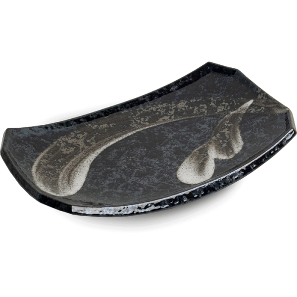 EdoJapan, Ansen Sushi Teller, Blau, 22x15 cm, Art.-Nr. 6043022