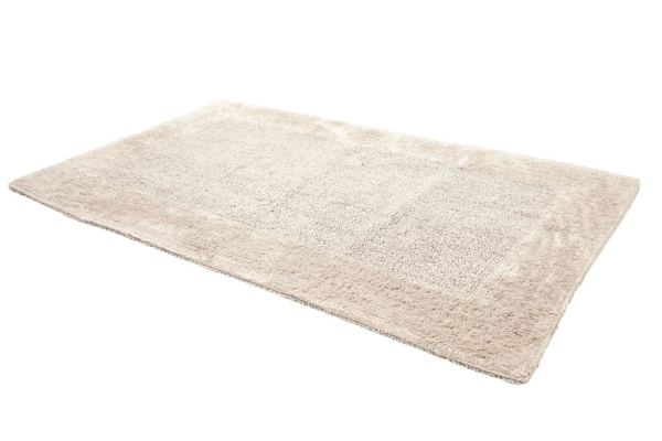 Casalanas - Fontechiari, doppelseitiger, schwerer Badteppich, Beige, verschiedene Größen