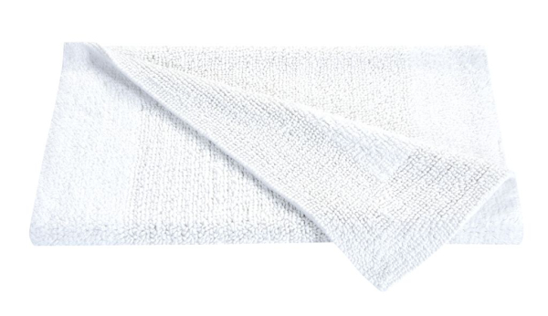 Casalanas - Fontechiari, double-sided, solid bathmat, white