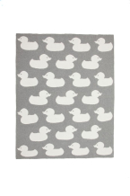 Casalanas Baby Blanket, 100% Cotton, 100 x 80 cm, Duck Design, different colors
