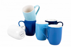 Casalanas 6 mugs set, Sky, 290 ml, blue, item no. 2846