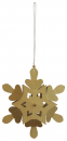 Casalanas Christbaumschmuck, goldene Schneeflocke, 14x14 cm, gold, Art.-Nr. 3276