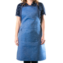 Bunzlau Castle, Apron, Jeans Blue, 32x83cm, Art.-Nr. 3915
