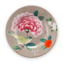 Pip Studio, Teller, Petit Four Blushing Birds Khaki , Ø 12 cm, Art.-Nr. 51.001.209
