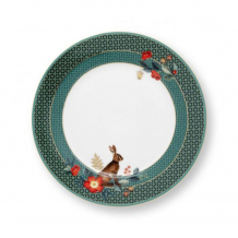 Pip Studio, Teller, Winter Wonderland Hasengrün , Ø 21cm, Art.-Nr. 51.001.301