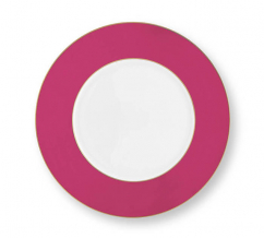Pip Studio, Plate, Chique Gold-Pink, Ø 28 cm, Item-N0.51.001.354
