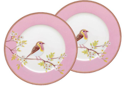 Pip Studio, Plate Set, Early Bird Pink, Ø 21 cm, Art.-Nr. 51.001.227