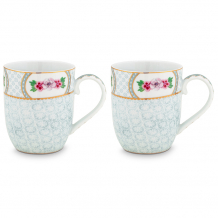 Pip Studio, Mug Set Large, Blushing Birds White, 145 ml, Art.-Nr. 51.002.193