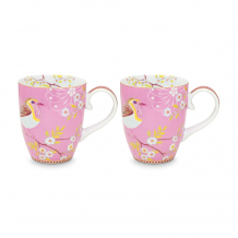 Pip Studio, Mugset Large, Early Bird Pink, 350 ml, Art.-Nr. 51.002.223