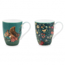 Pip Studio, Groß Mug 2er-Set, Winter Wonderland, Ø 350ml, Art.-Nr.51.002.236