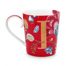 Pip Studio, Mug, Alphabet Mug Blushing Birds Red I, 350 ml, Art.-Nr. 51.002.258