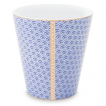 Pip Studio, Becher, Royal Yerseke Blue Wave, 230 ml, Art.-Nr. 51.002.277