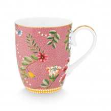 Pip Studio, Mug Large, La Majorelle Dark Pink, 350 ml, Art.-Nr. 51.002.303