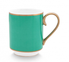 Pip Studio, Mug Small, with Ear,  Pip Chique Gold-Green, 250 ml, Art.-Nr. 51.002.386