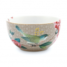 Pip Studio, Bowl, Blushing Birds Khaki, Ø 12 cm, Art.-Nr. 51.003.123