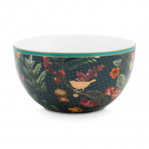 Pip Studio, Bowl, Winter Wonderland, Overall Dark Blue, Ø 12cm, Art.-Nr. 51.003.155