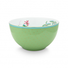 Pip Studio, Bowl, Jolie Gold Dots Green, Ø 15 cm, Art.-Nr. 51.003.182