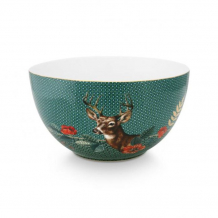 Pip Studio, Schale, Winter Wonderland, Deer Grün, Ø 18 cm, Art.-Nr. 51.003.199