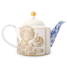 Pip Studio, Tea Pot, Royal White, 1.65 Litre, Art.-Nr. 51.005.021