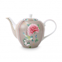 Pip Studio, Teapot, Blushing Birds Khaki , 1.6ltr, Art.-Nr. 51.005.050