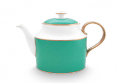 Pip Studio, Tea Pot, Large Pip Chique Gold-Green, 1.8 Litre,  Art.-Nr. 51.005.070