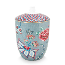 Pip Studio, Aufbewarungsglas, Flower Festival, Hellblau, 1.5 ltr., Art.-Nr. 51.009.035