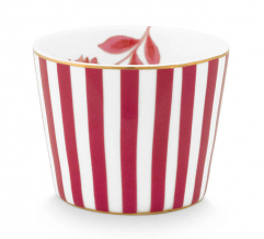 Pip Studio, Eierbecher, Royal Stripes Dunkelrosa, Art.-Nr.51.011.038