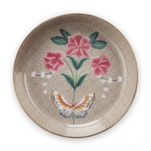 Pip Studio, Tea Tip, Blushing Birds Khaki, Ø 9cm, Art.-Nr. 51.013.017