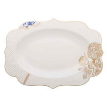 Pip Studio, Oval Platter, Royal White, Ø40x28.5cm, Art.-Nr. 51.018.028