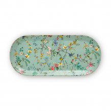 Pip Studio, Tortenplatte, Jolie Flowers Blue, 33.3x15.5cm Art.-Nr. 51.018.109